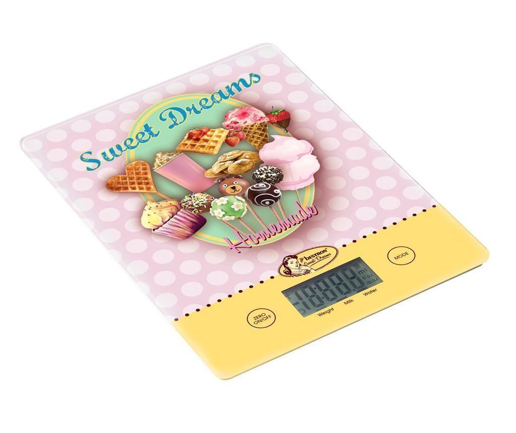 Cantar digital de bucatarie Sweet Dreams – Bestron, Multicolor Bestron
